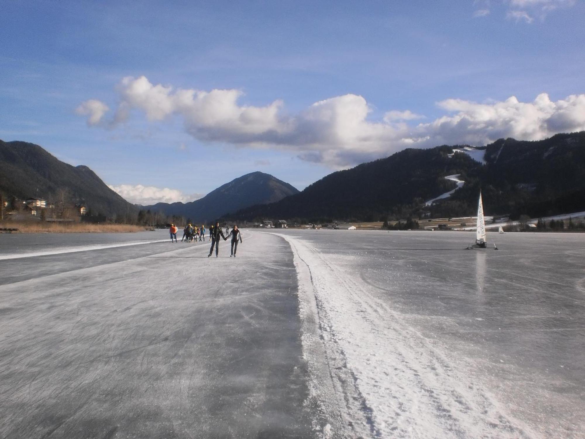 Haus Birke Lägenhet Weissensee Exteriör bild