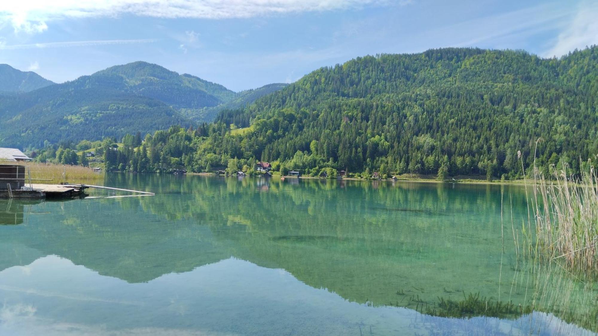 Haus Birke Lägenhet Weissensee Exteriör bild