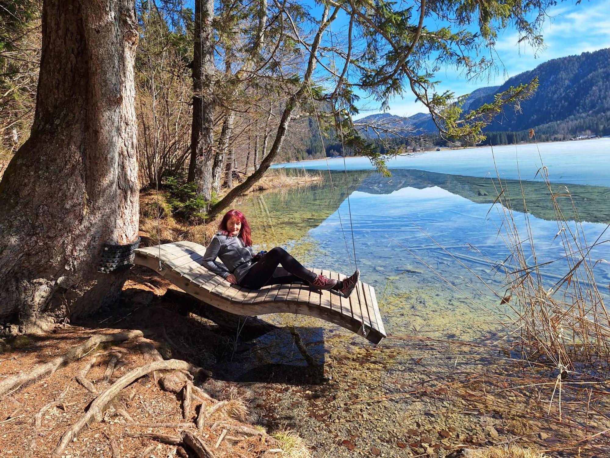 Haus Birke Lägenhet Weissensee Exteriör bild